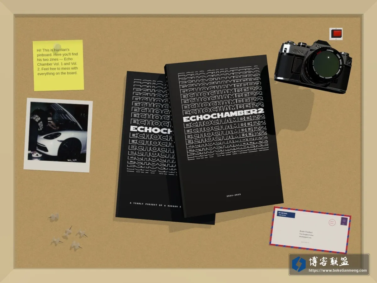Echo Chamber — A Zine Series by Haotian Zheng 的网站快照