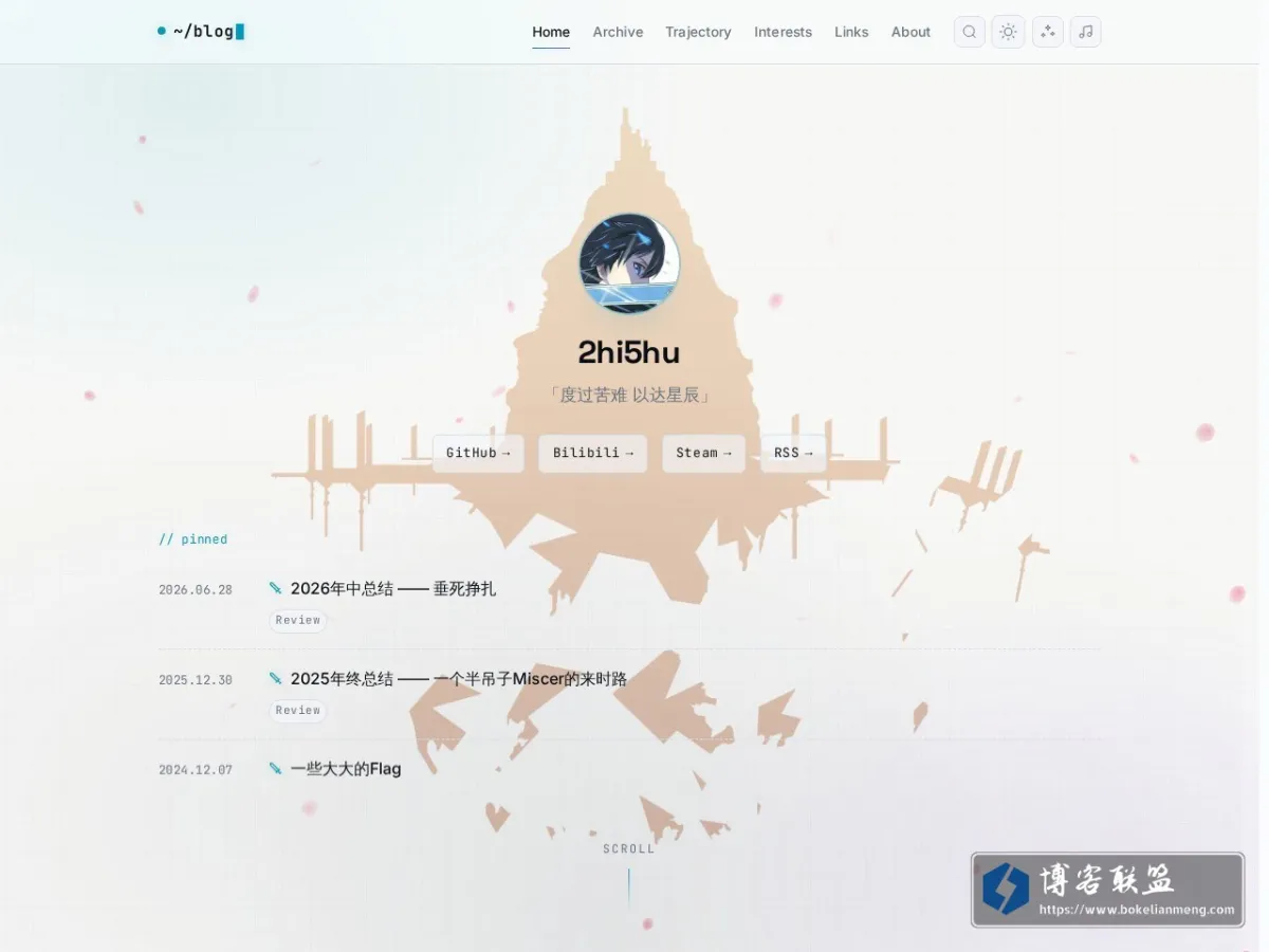 2hi5hu's Blog 的网站快照
