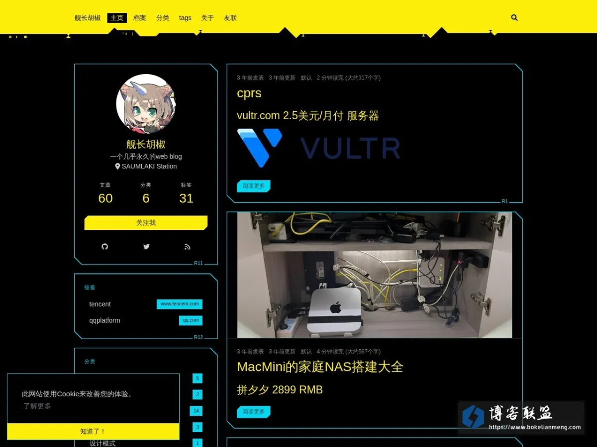 舰长胡椒 的网站快照
