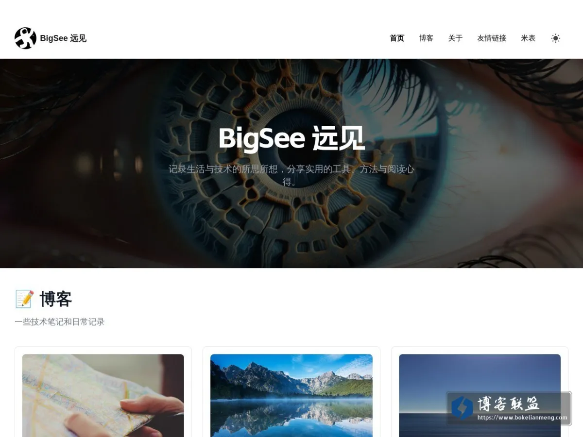 BigSee 远见 · 预见未来 的网站快照