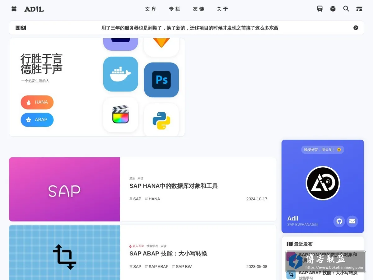 Adil's blog 的网站快照