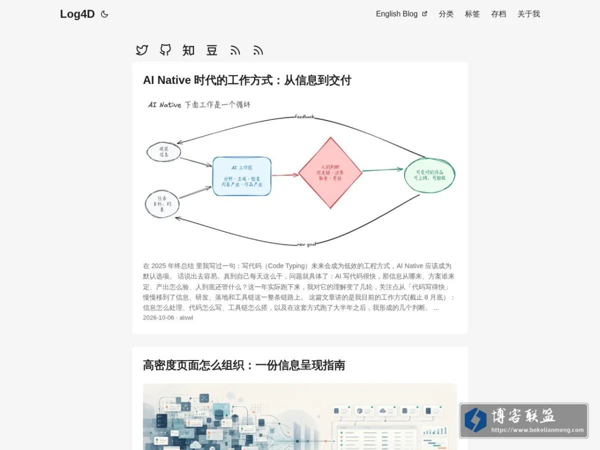 Log4D 的网站快照