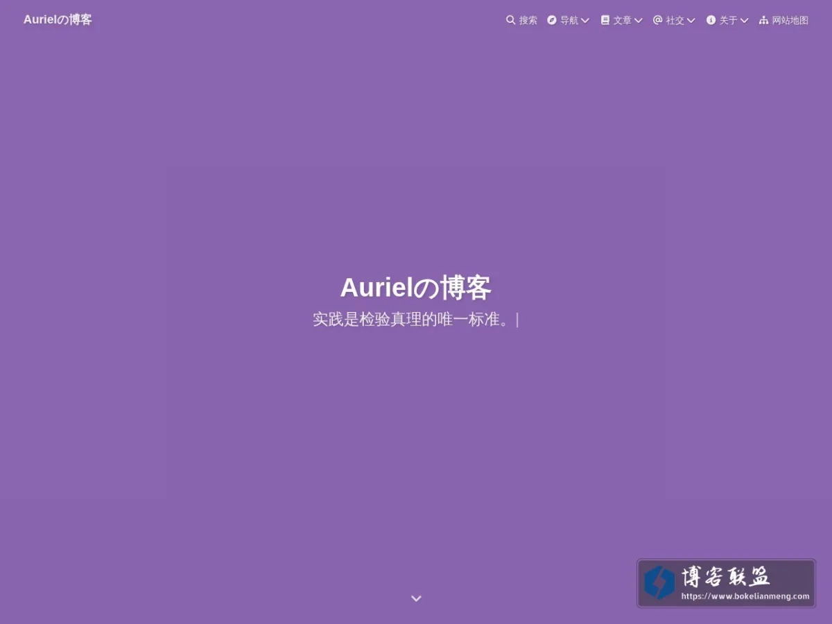 Aurielの博客 的网站快照