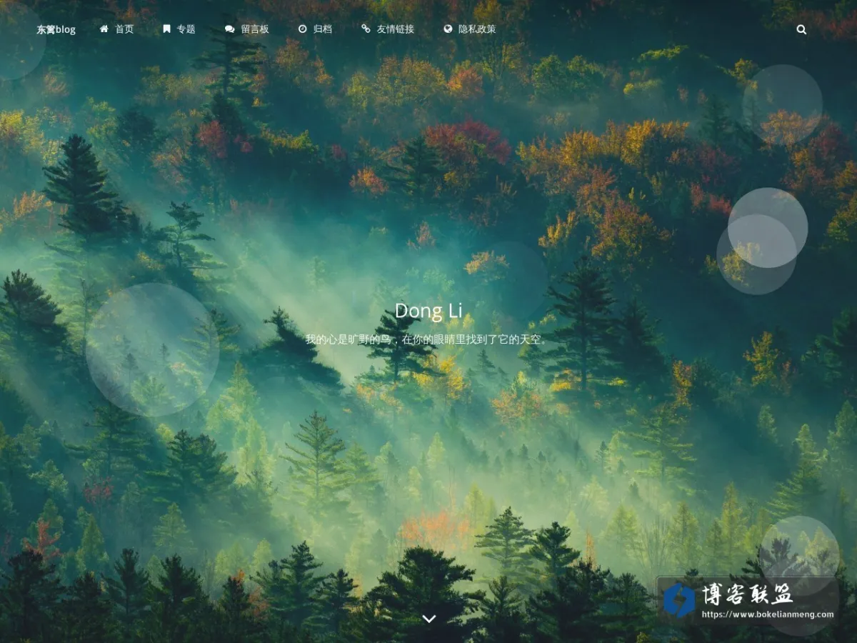 东篱blog 的网站快照