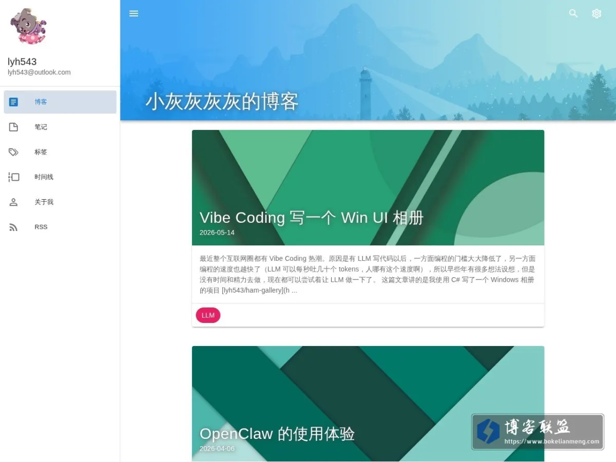 小灰灰灰灰的博客 的网站快照