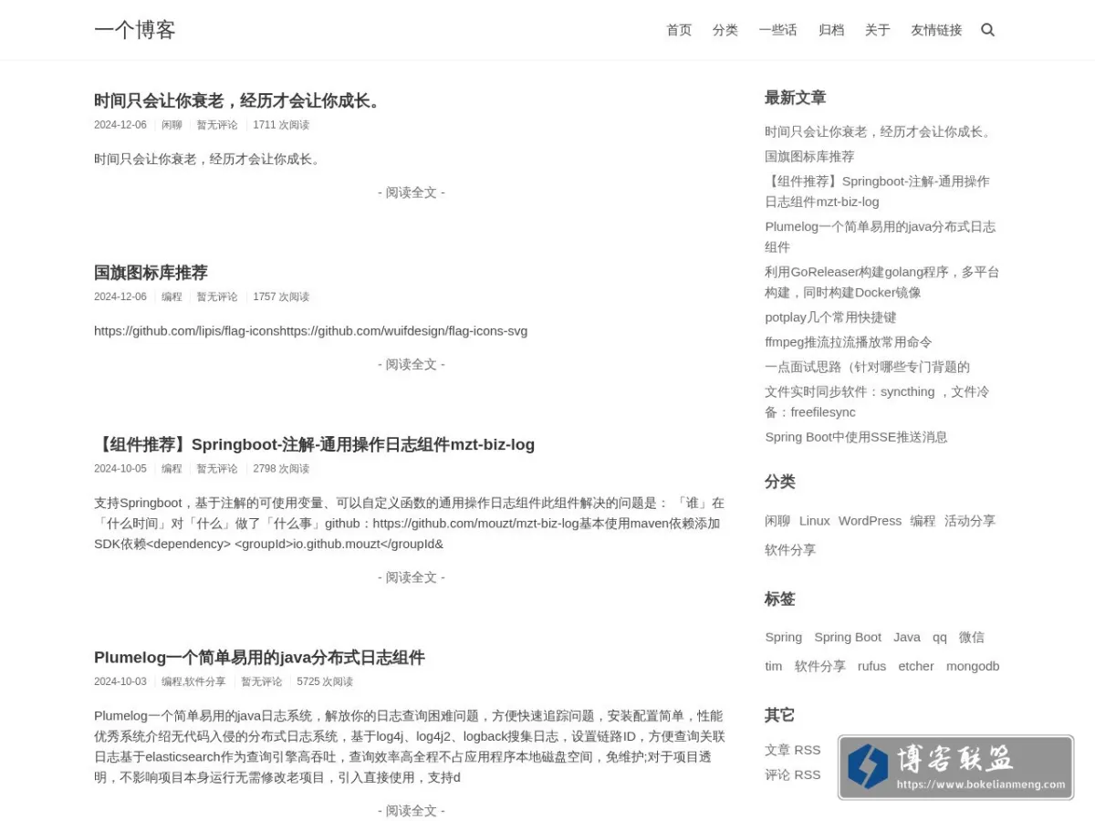 Ruanun博客 的网站快照