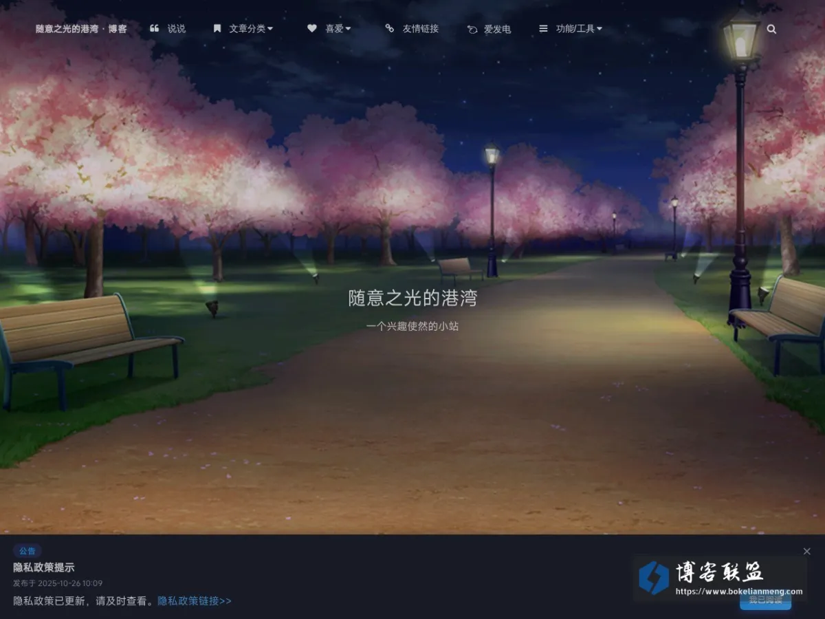 随意之光博客 的网站快照