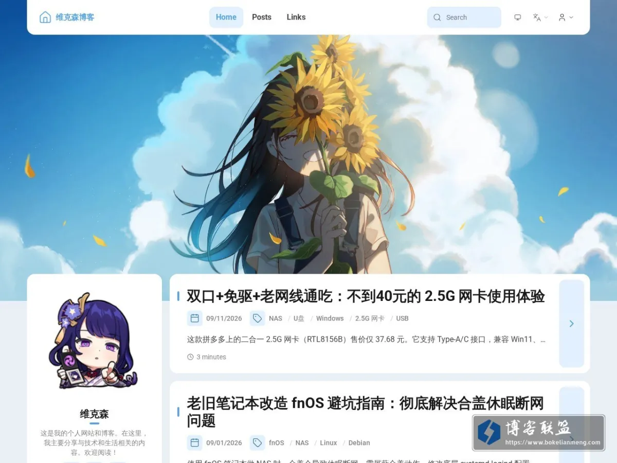 维克森博客 的网站快照