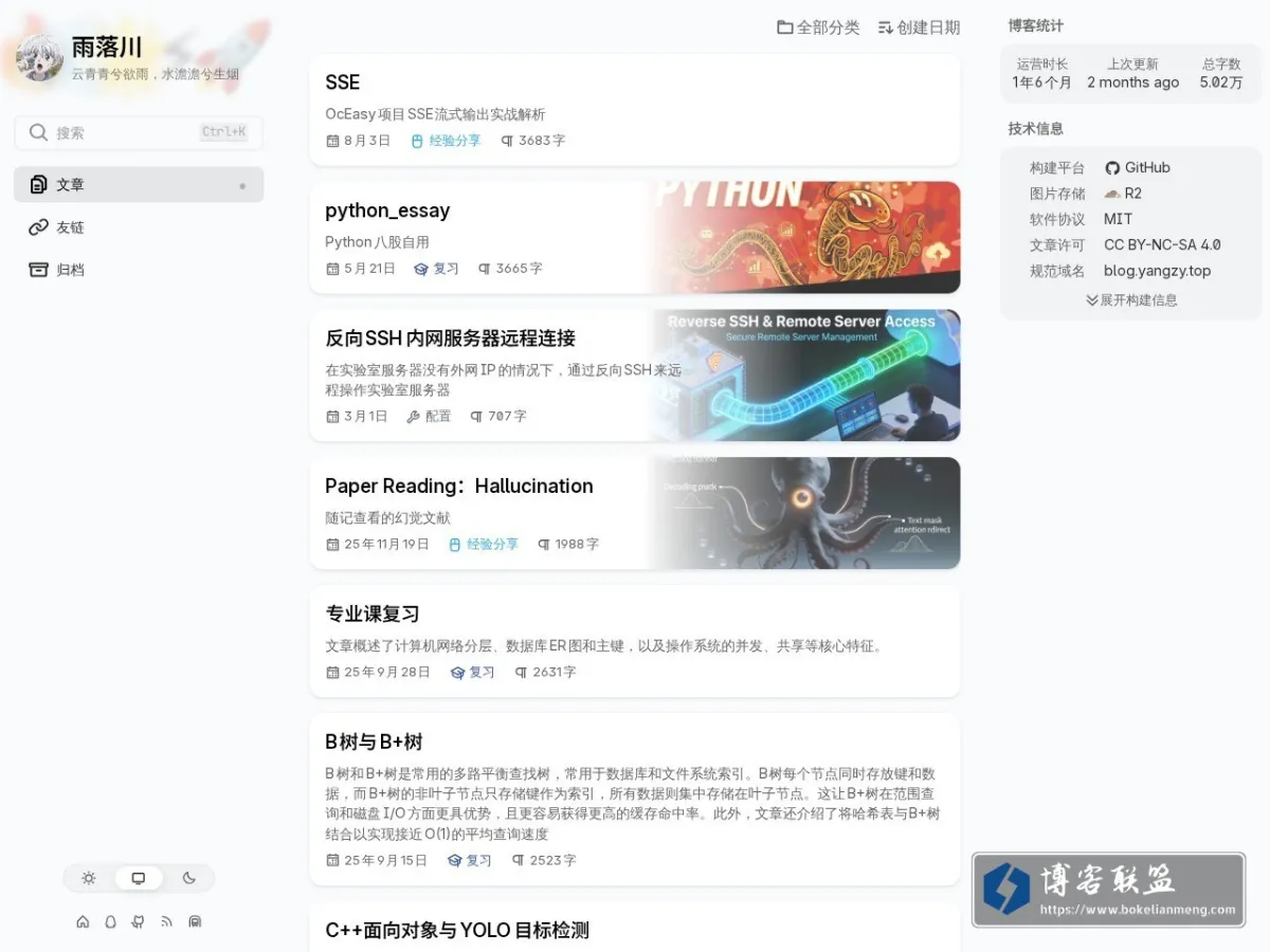 blog.yangzy.top 的网站快照