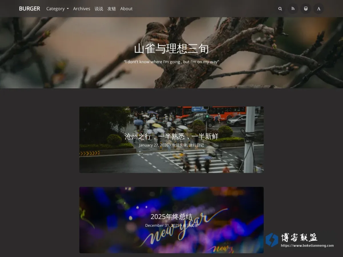 山雀与理想三旬 的网站快照