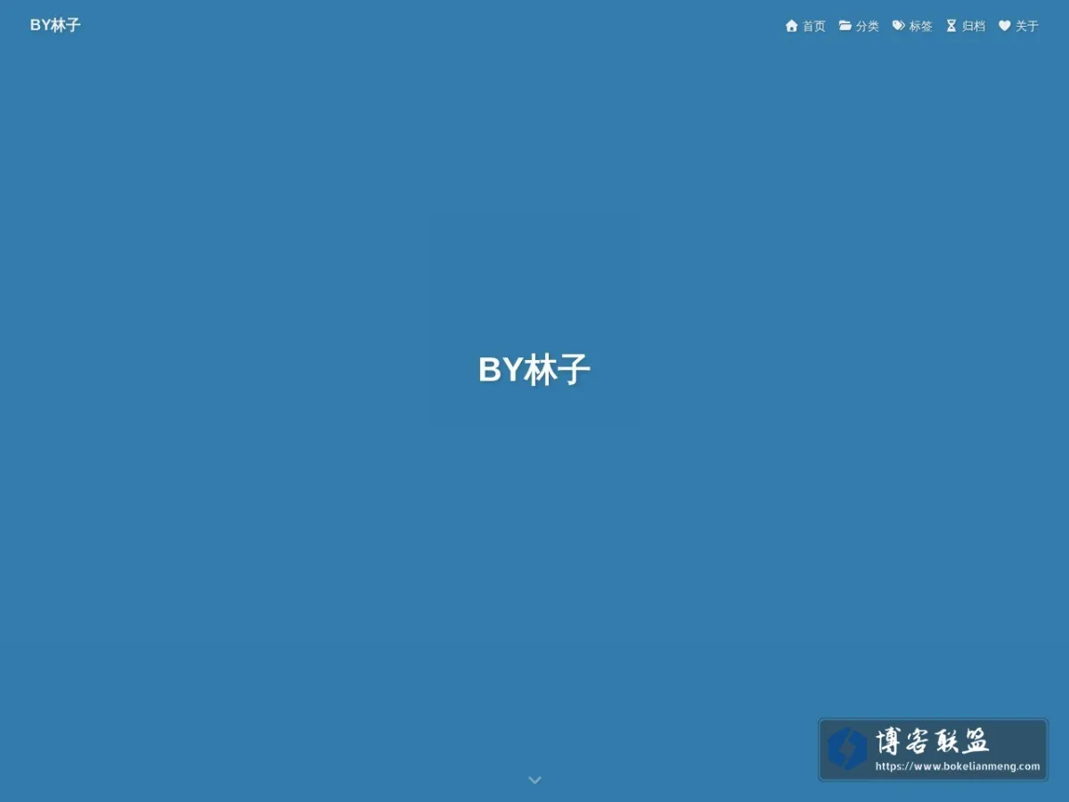 BY林子 的网站快照