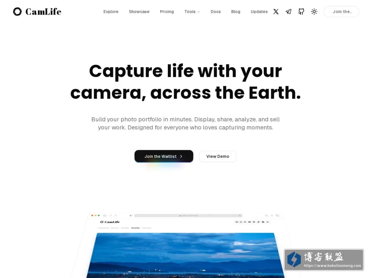 CamLife 的网站快照