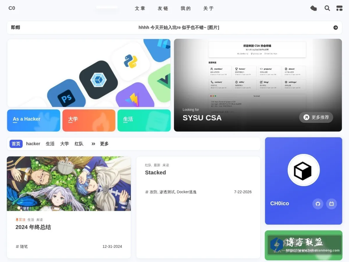 CH0ico 的网站快照