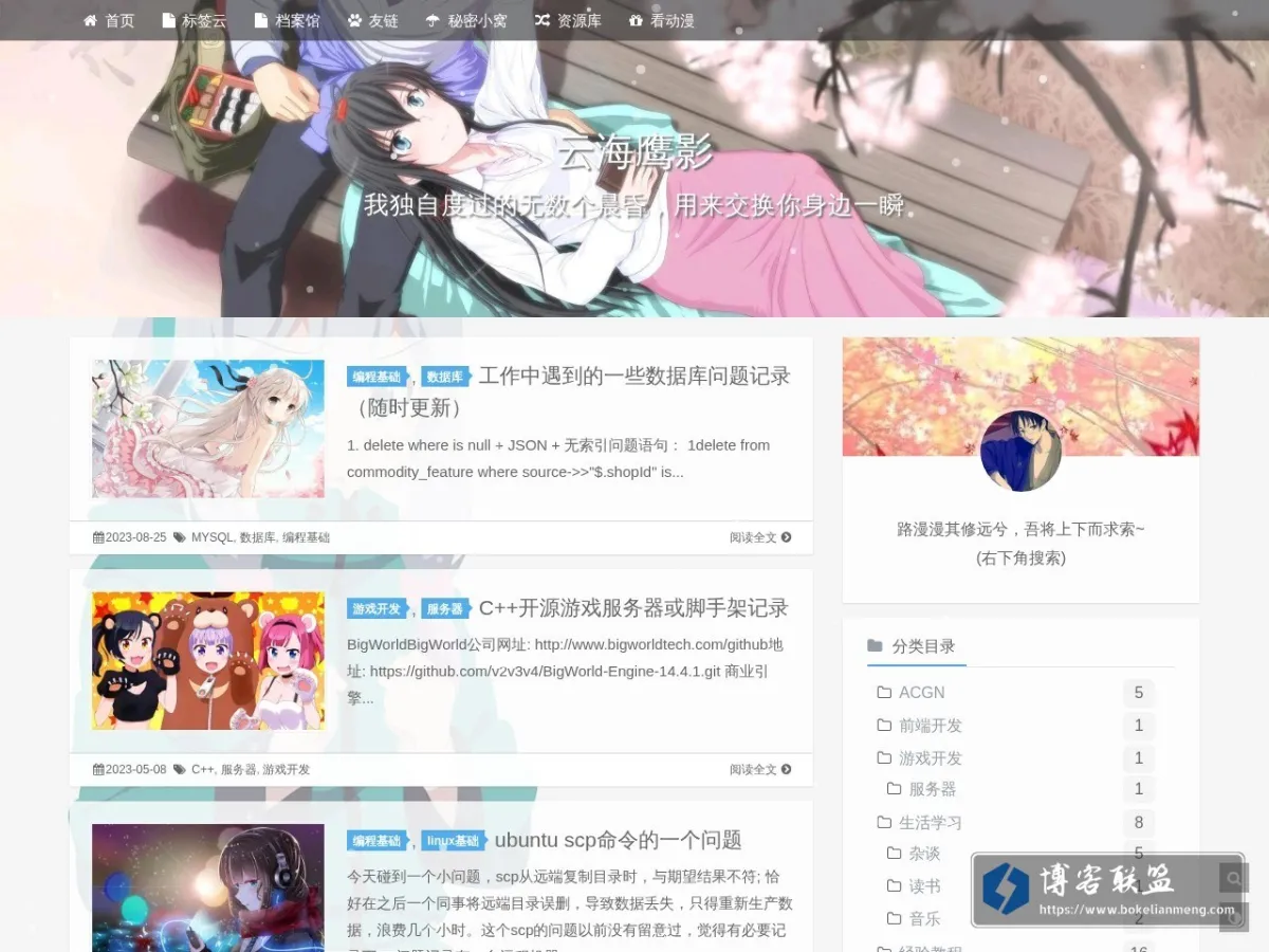 云海鹰影 的网站快照