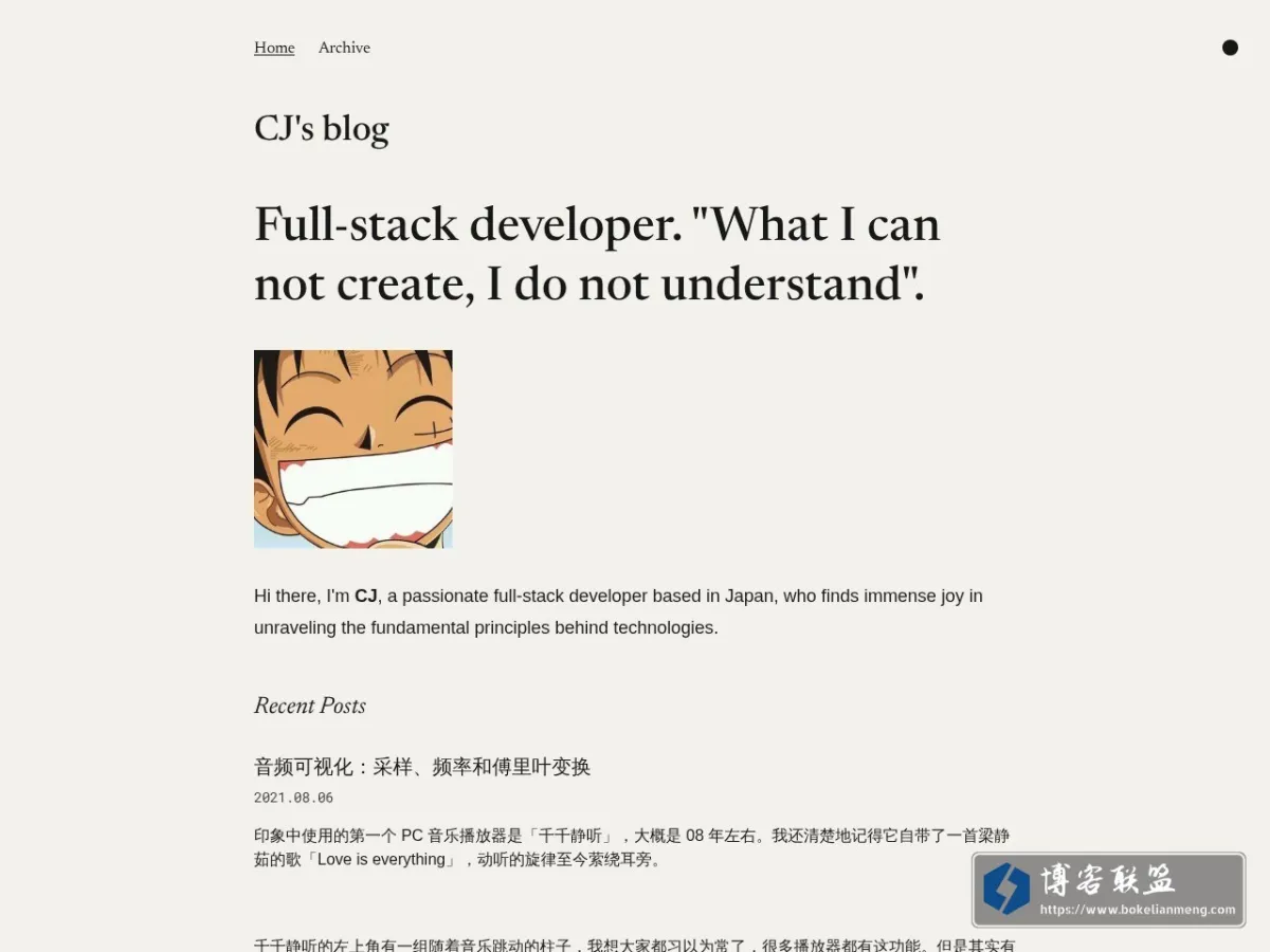 CJ Ting's Blog 的网站快照