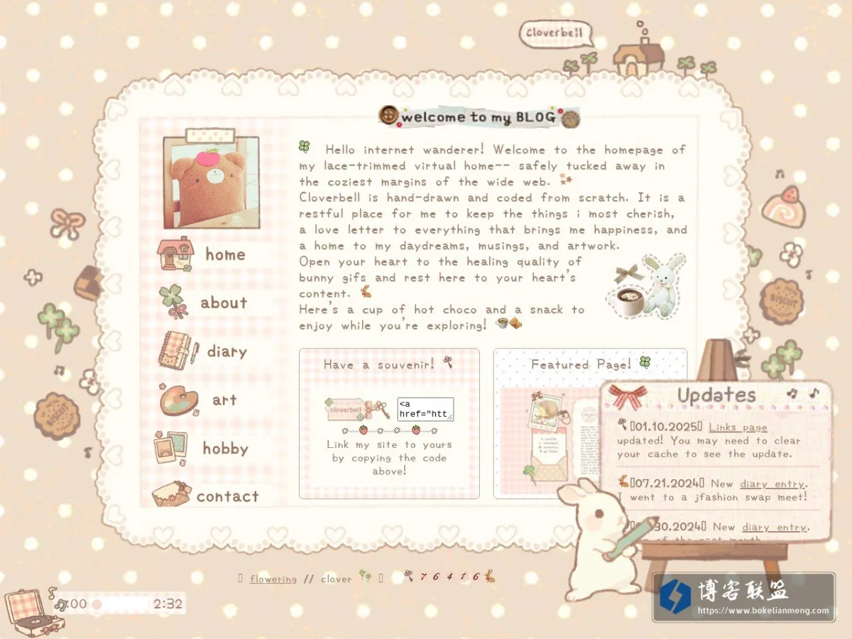 ? Cloverbell ?? 的网站快照