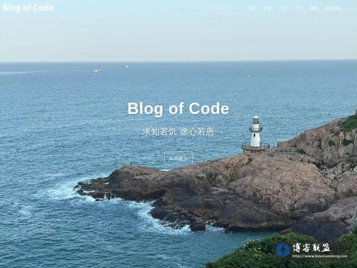 Blog of Code 的网站快照