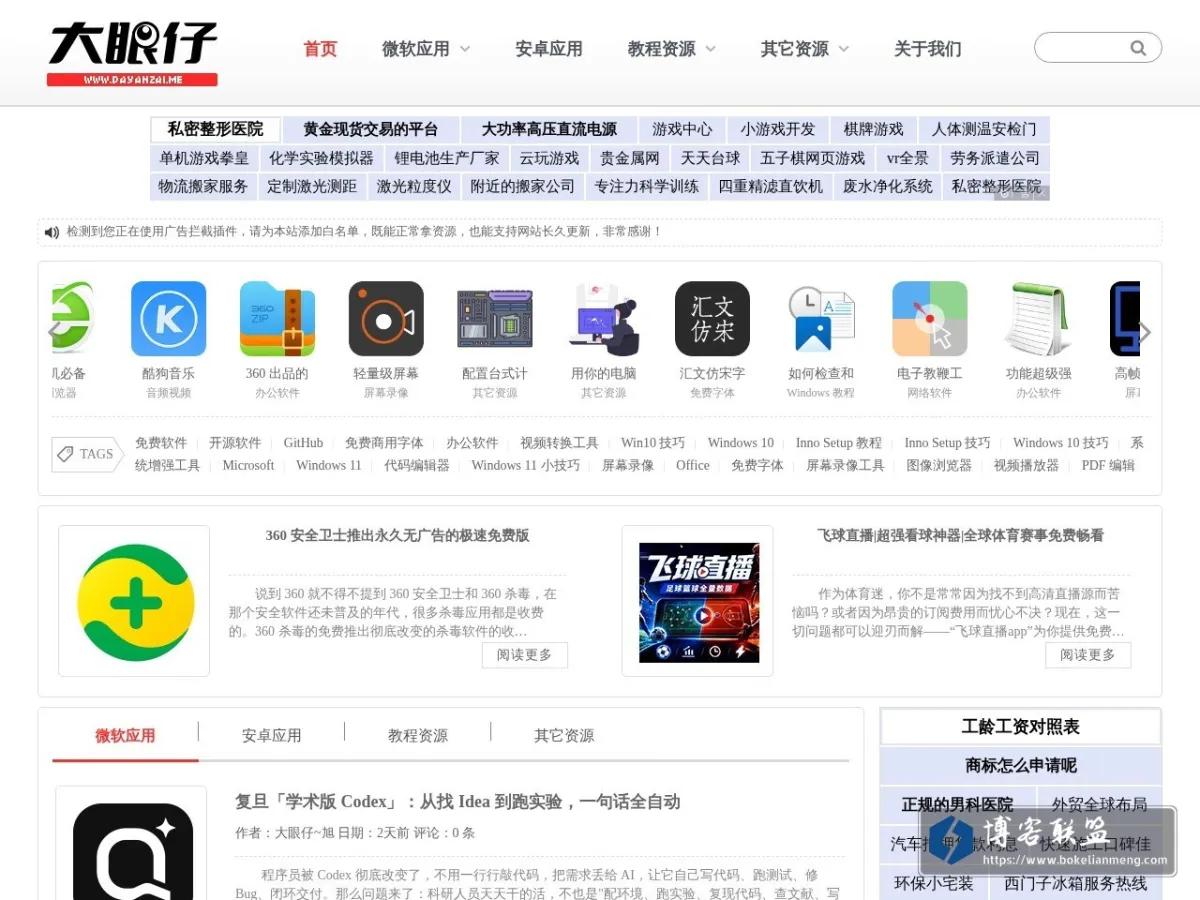 www.dayanzai.me 的网站快照