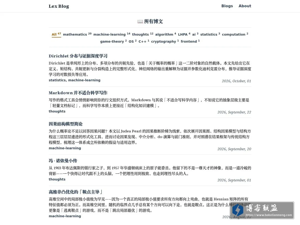 Lex Blog 的网站快照