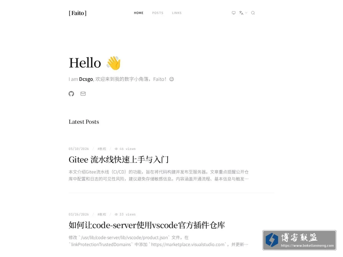 Faito 的网站快照
