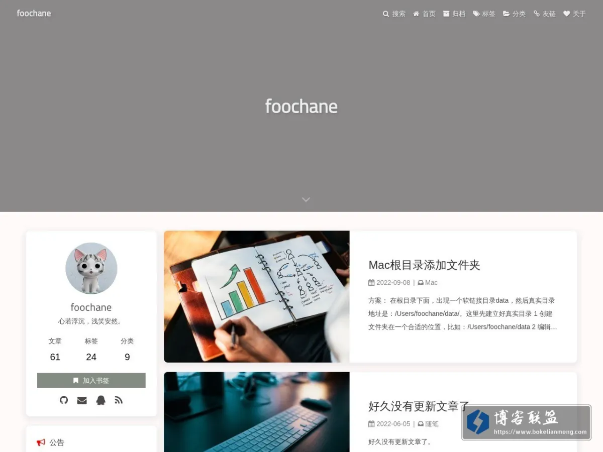 foochane 的网站快照