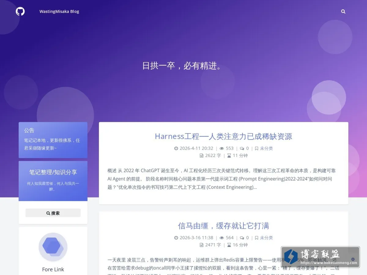 Wasting_Misaka.Blog – Hso！ 的网站快照
