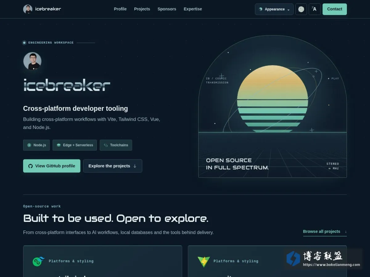 icebreaker 的网站快照