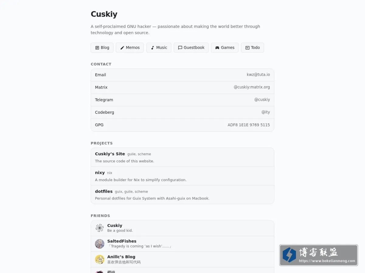 Cuskiy — Cuskiy’s Site 的网站快照