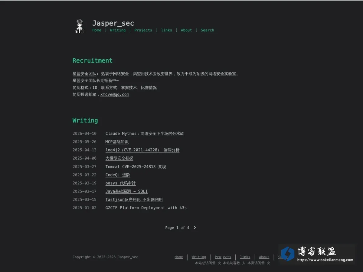jaspersec.top 的网站快照