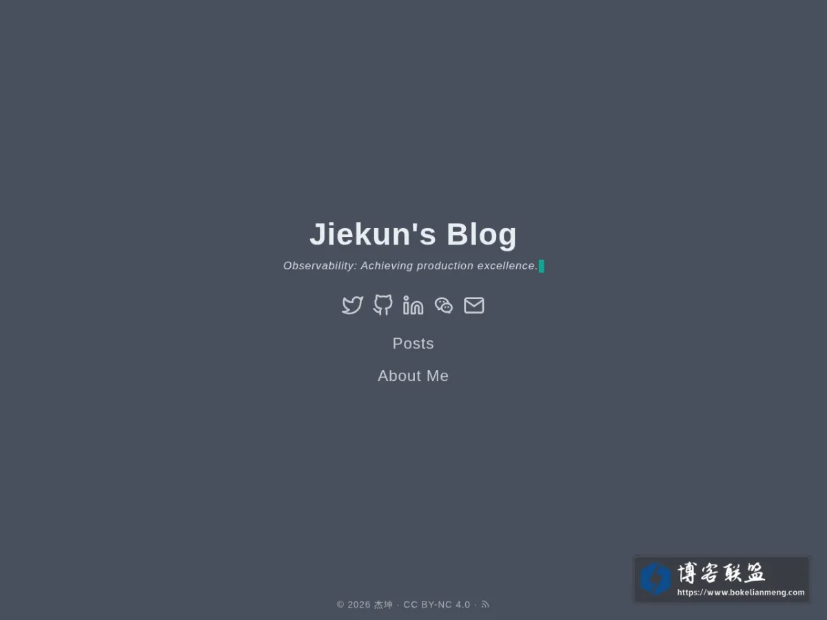 Jiekun's Blog 的网站快照
