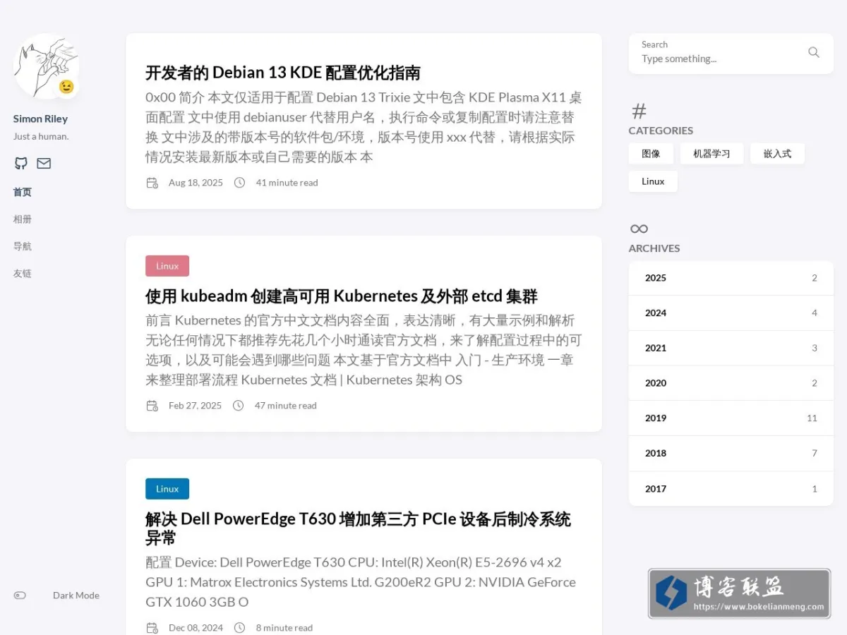 首页-WindSpirit Blog 的网站快照