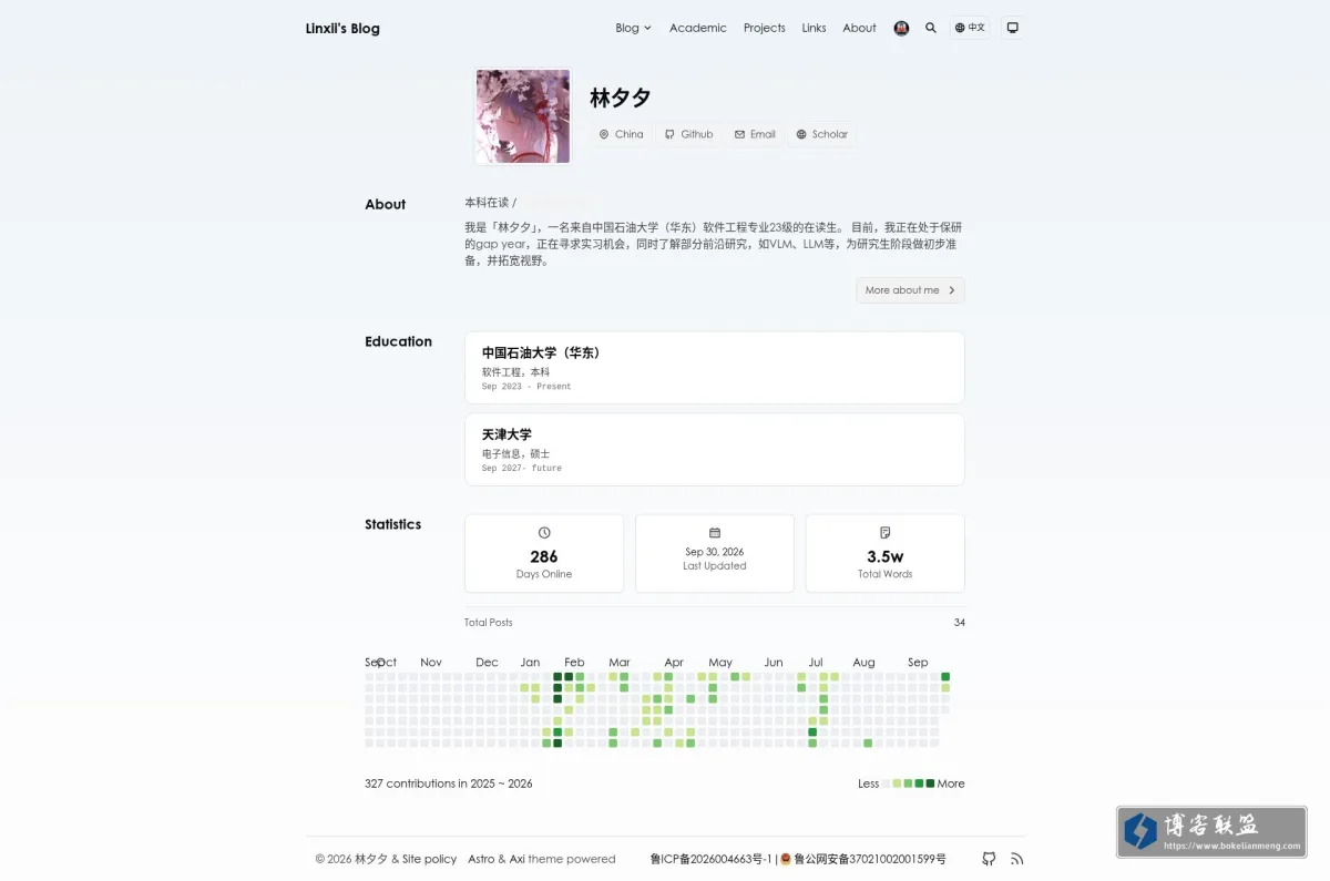 linxii的blog 的网站快照