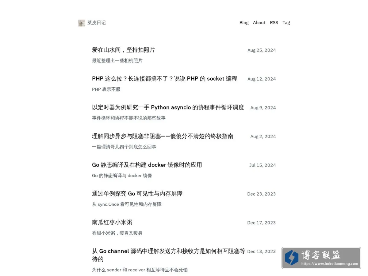 菜皮日记 的网站快照