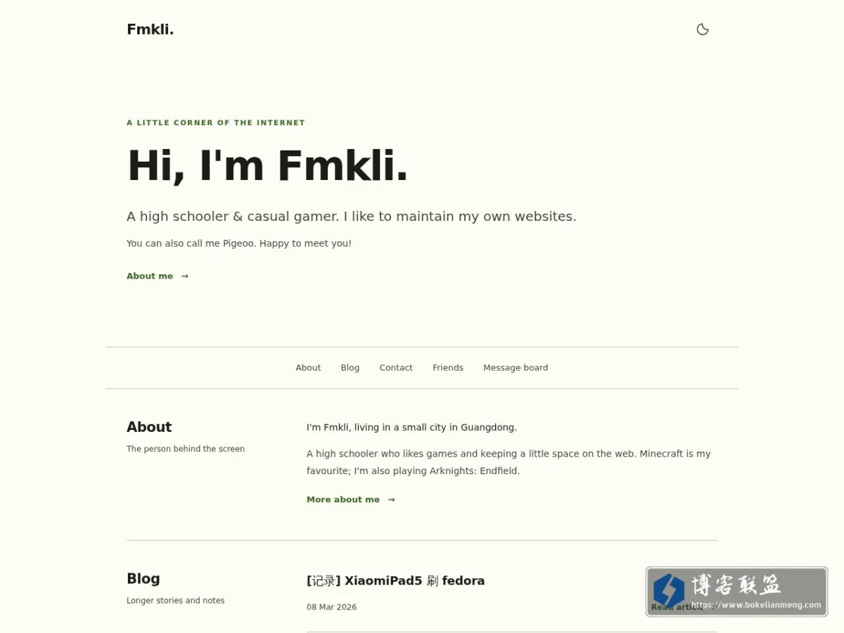 ?? Fmkli Here! 的网站快照