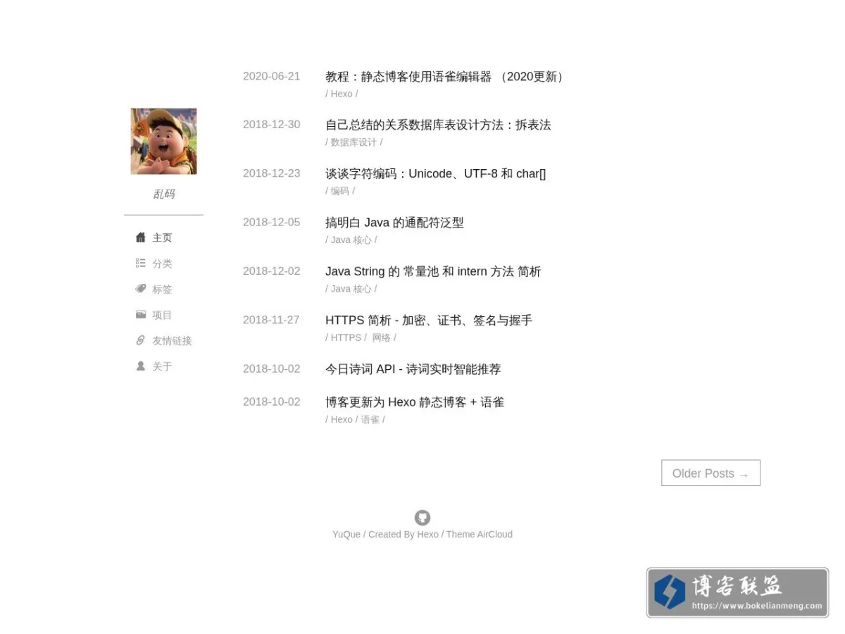 乱码 的网站快照