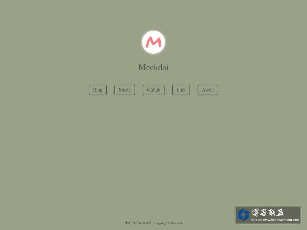 Meekdai 的网站快照