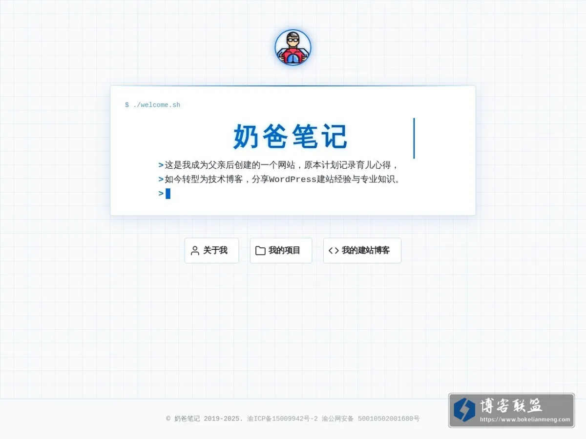 奶爸笔记 的网站快照