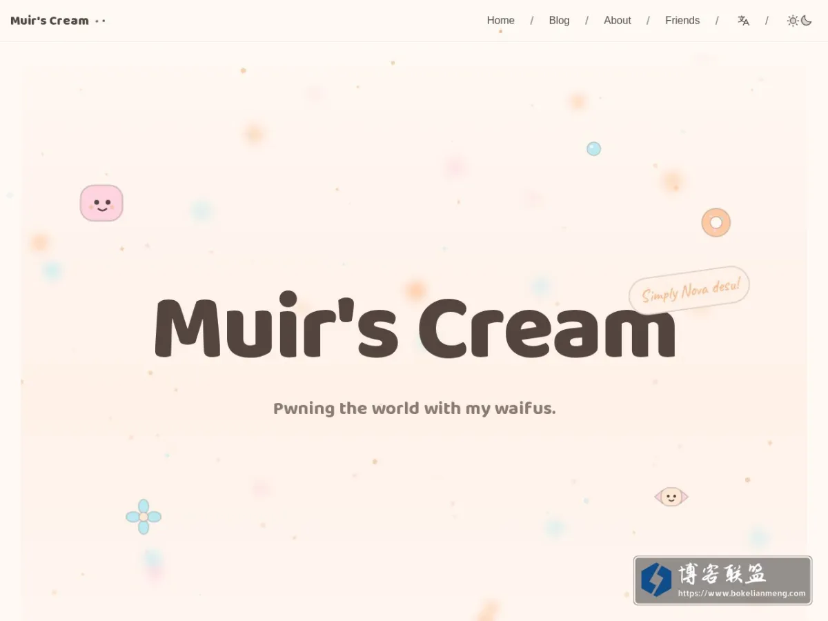 Muir's Cream 的网站快照