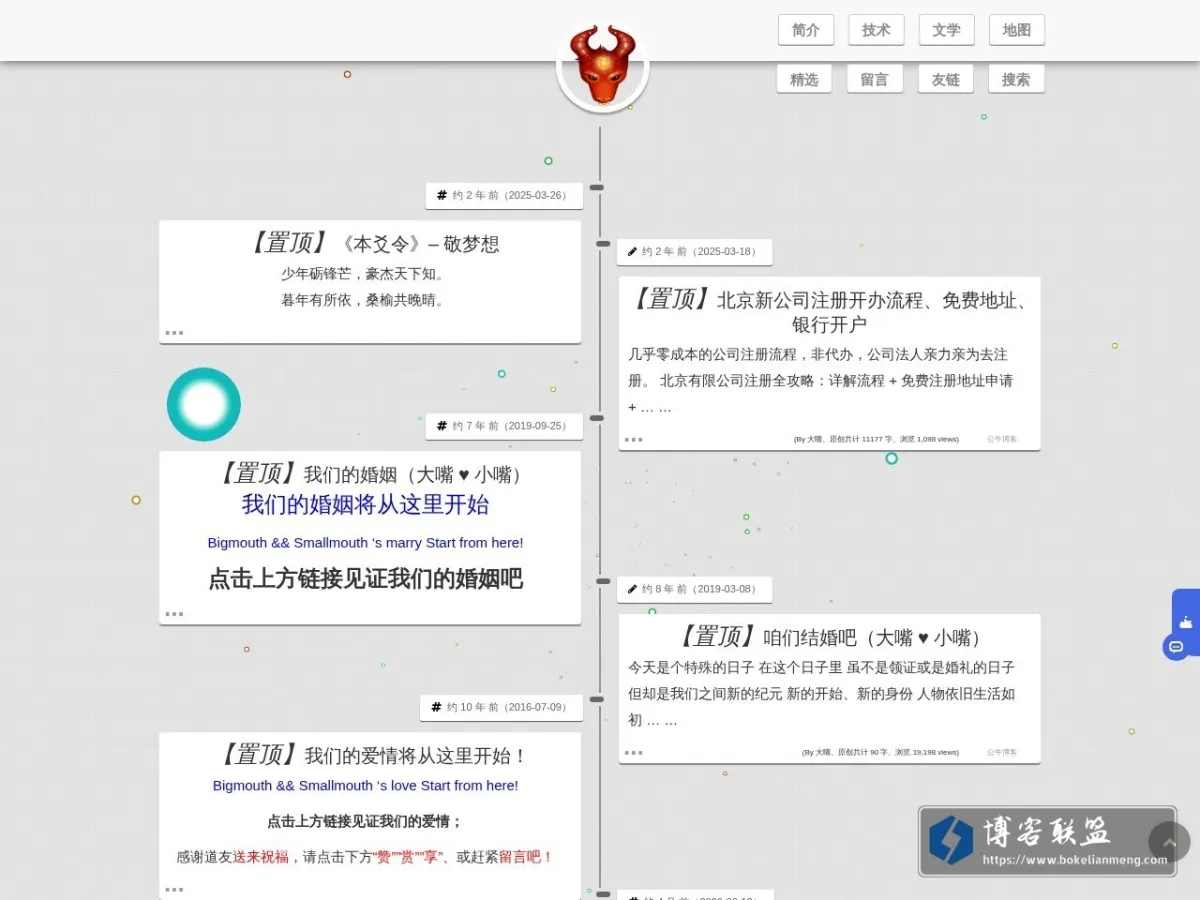 公牛博客 的网站快照