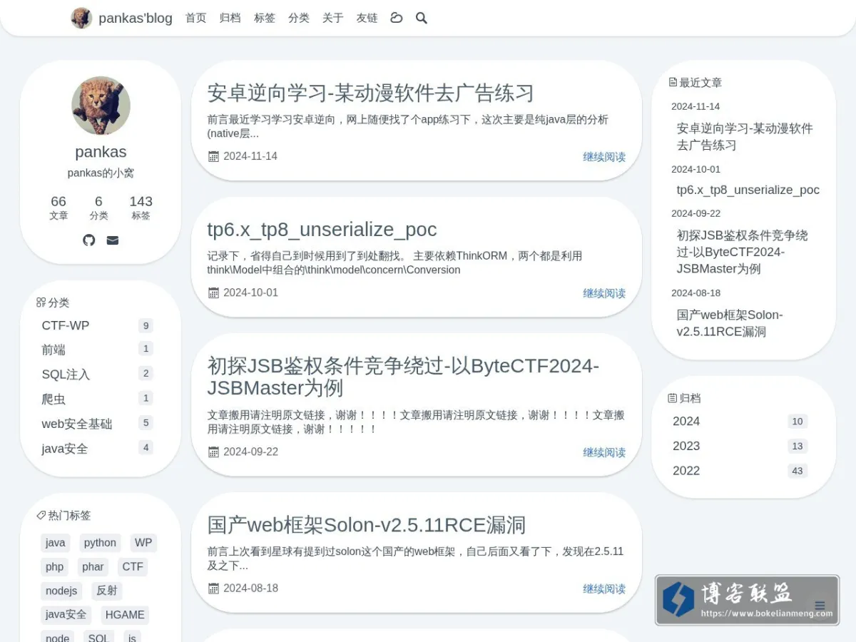 pankas'blog 的网站快照