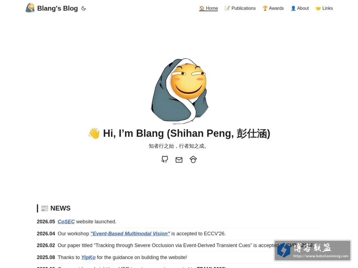 Blang's Blog 的网站快照