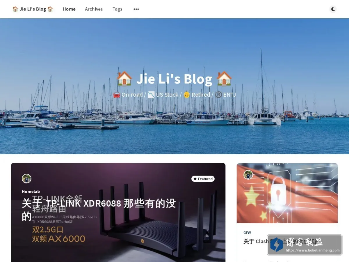 ?? Jie Li's Blog ?? 的网站快照