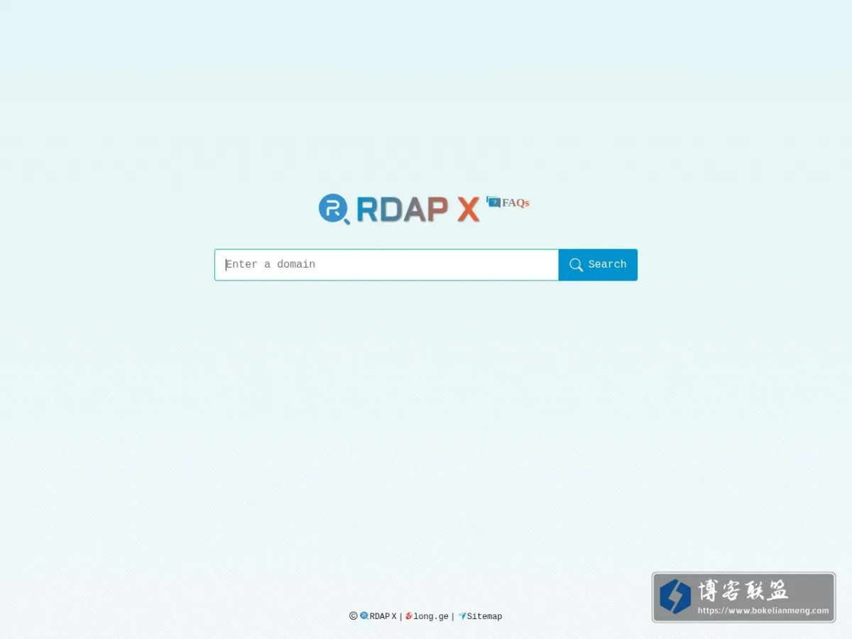 RDAP X 的网站快照