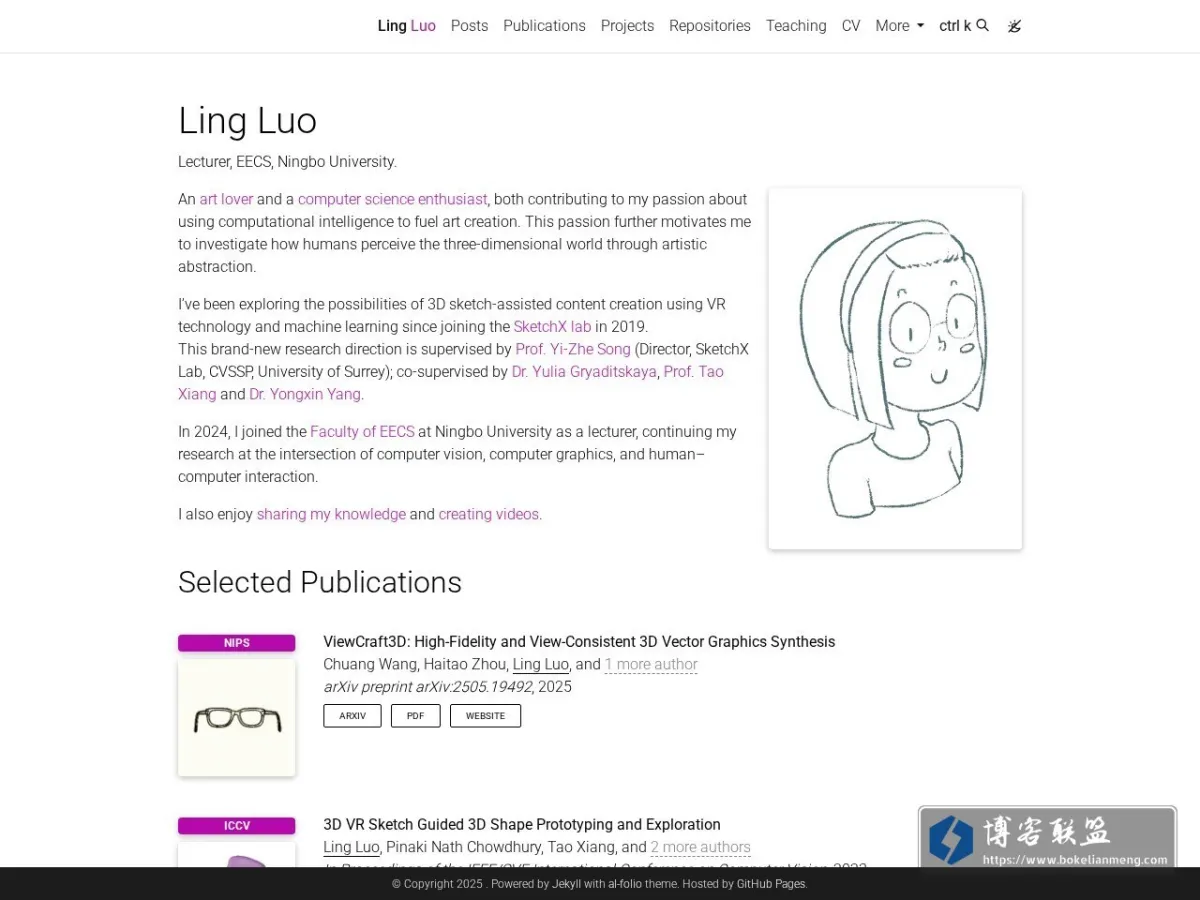 Ling Luo 的网站快照