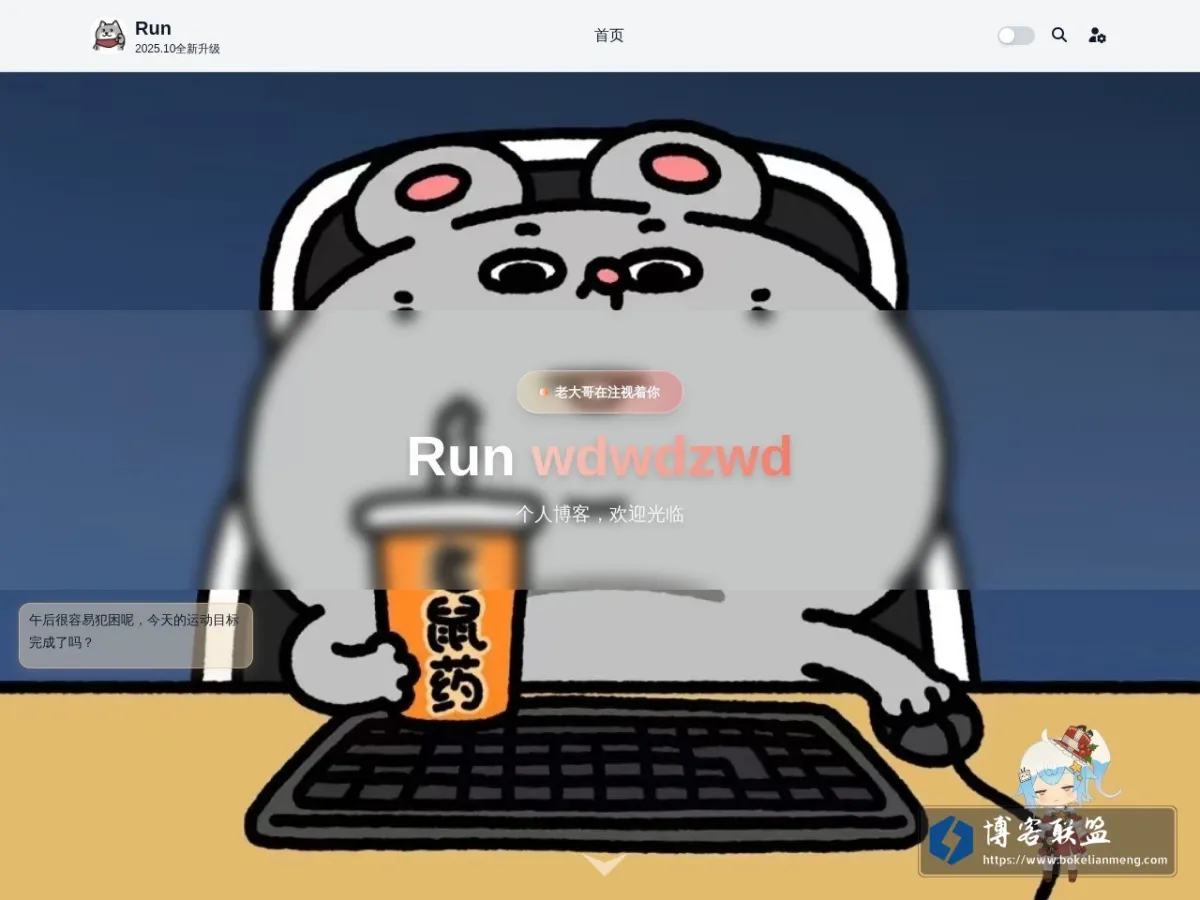 run 的网站快照