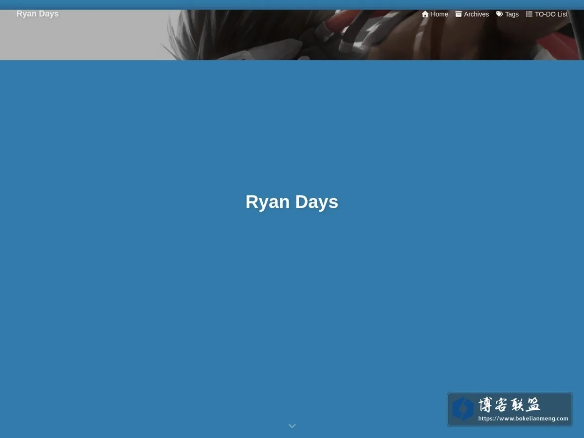 Ryan Days - All is well 的网站快照