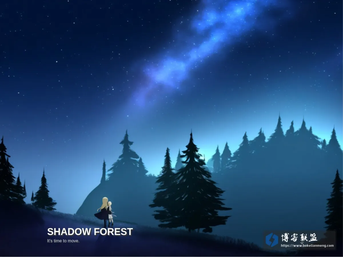 Shadow Forest – It's time to move. 的网站快照