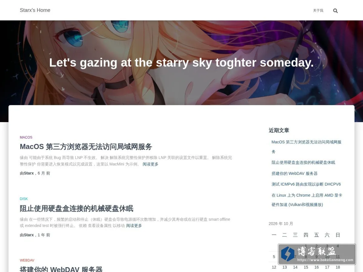 www.starx.ink 的网站快照