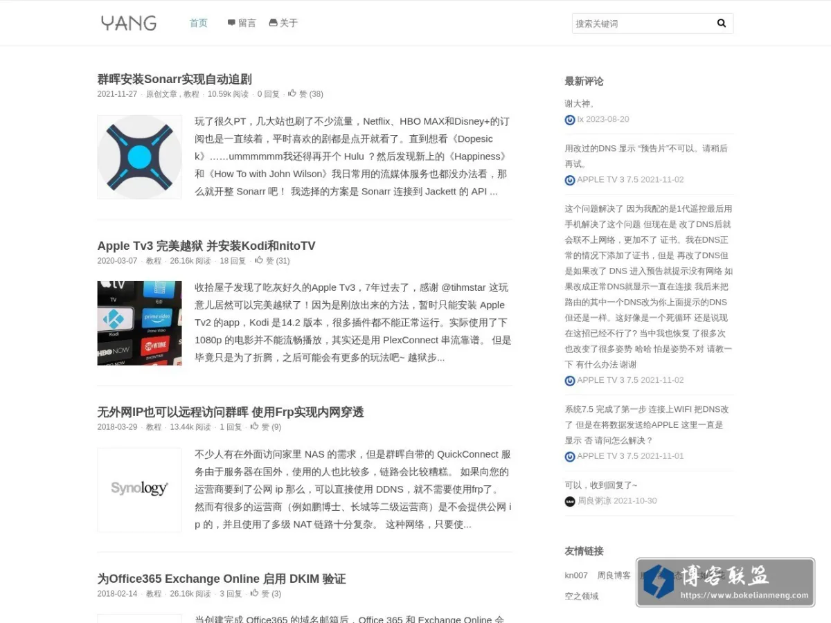 YANG - Photography Music And Art 的网站快照