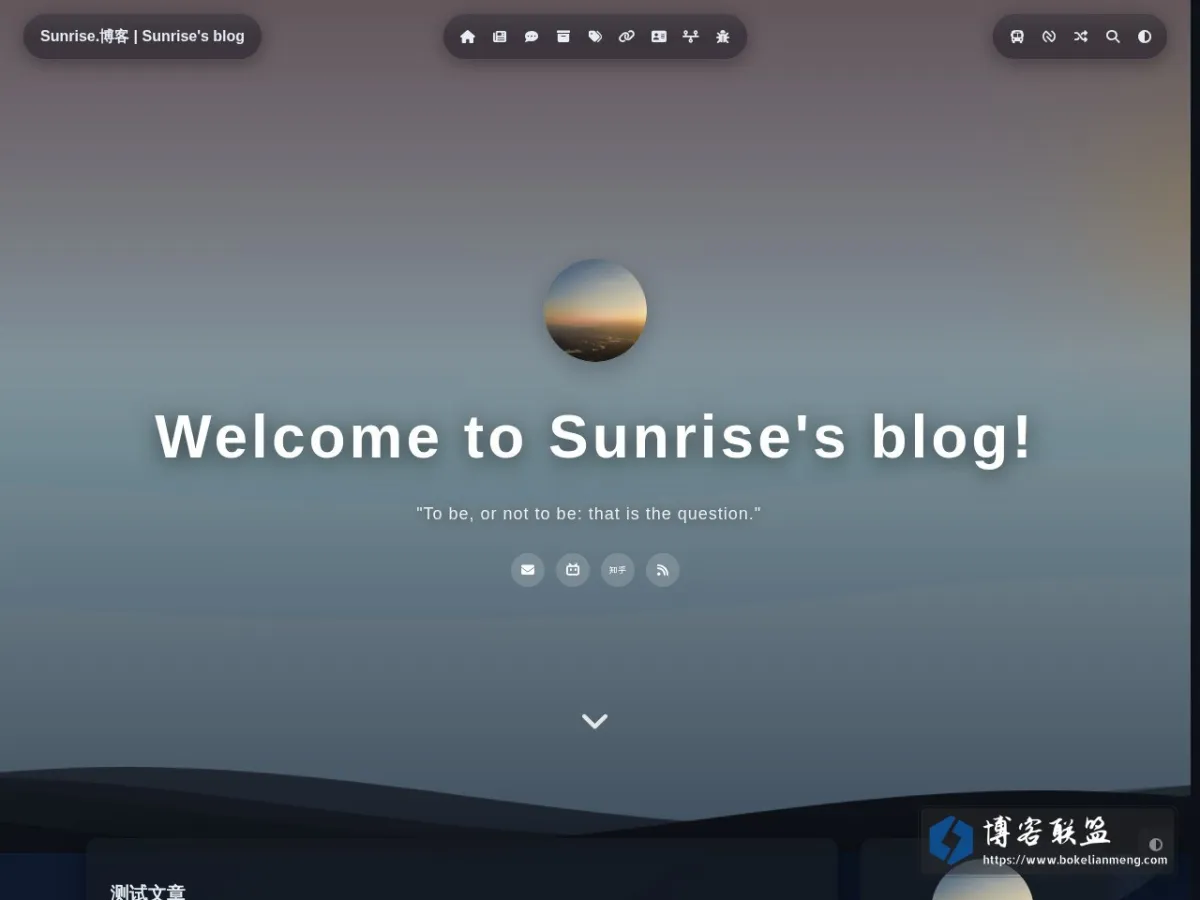 Sunrise's blog 的网站快照